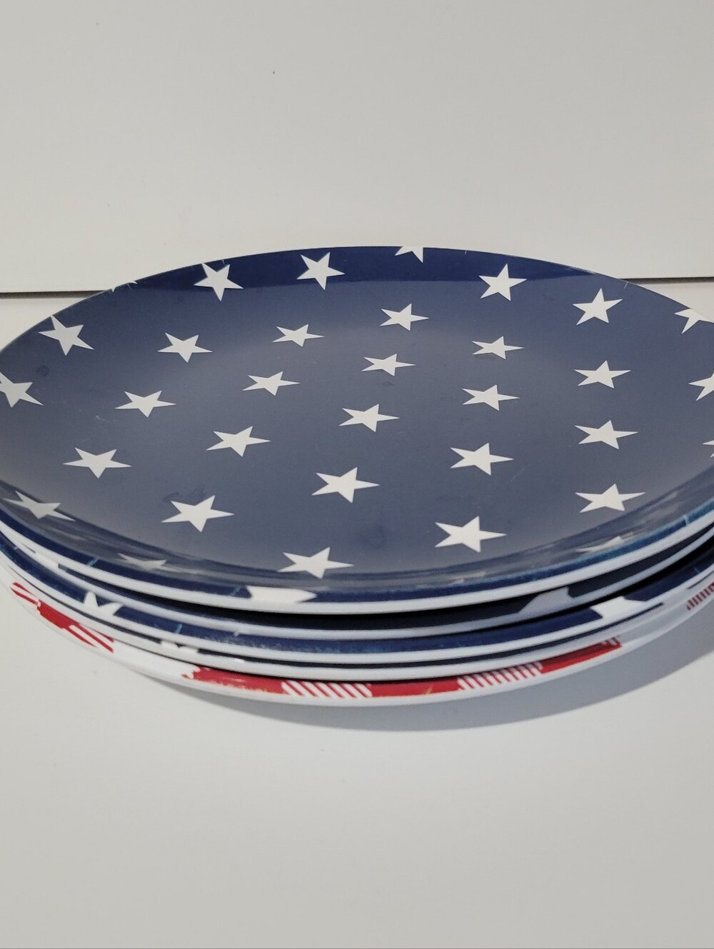Set of 5 Celebrate Together Americana Melamine 9" Plates